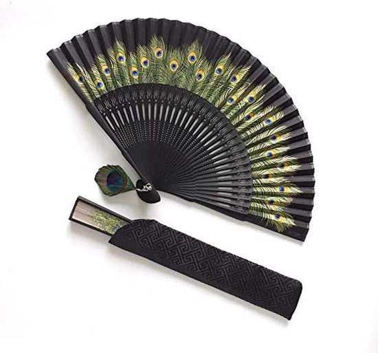 Amajiji Grote opvouwbare hand rave ventilator popping