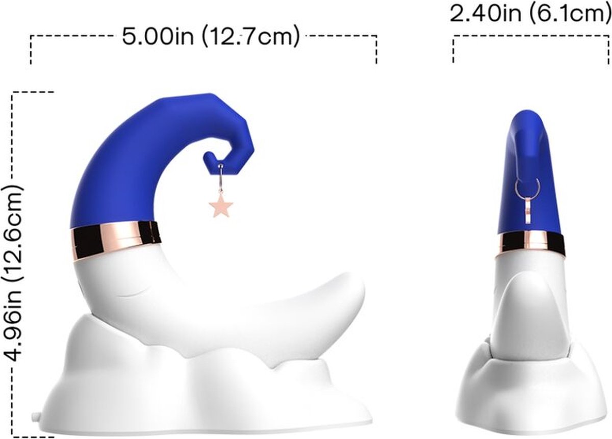 Goedkoopste ARMONY - SWEETMOON LIKKEN VIBRERENDE CLITORIS & G-SPOT BLAUW | VIBRATOR | CLITORIS VIBRATOR | G-SPOT VIBRATOR | SEKSSPEELTJES VOOR VROUW | SEKSSPEELTJES VOOR KOPPELS | SEX TOYS VOOR VROUW | SEX TOYS VOOR KOPPELS | VIBRATOR VOOR VROUW