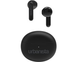 Urbanista Austin TWS Earbuds – 13mm Drivers met Helder Geluid – Tot 20u Speeltijd met Oplaadcase – Bluetooth 5.3 & IPX4 – Midnight Black