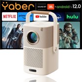 Bol.com Yaber T2 Beamer - Projector - Sound by JBL - Audio By Dolby - 450 ANSI Lumen - 1080P FHD Resolutie - Mini Beamer - Draag... aanbieding
