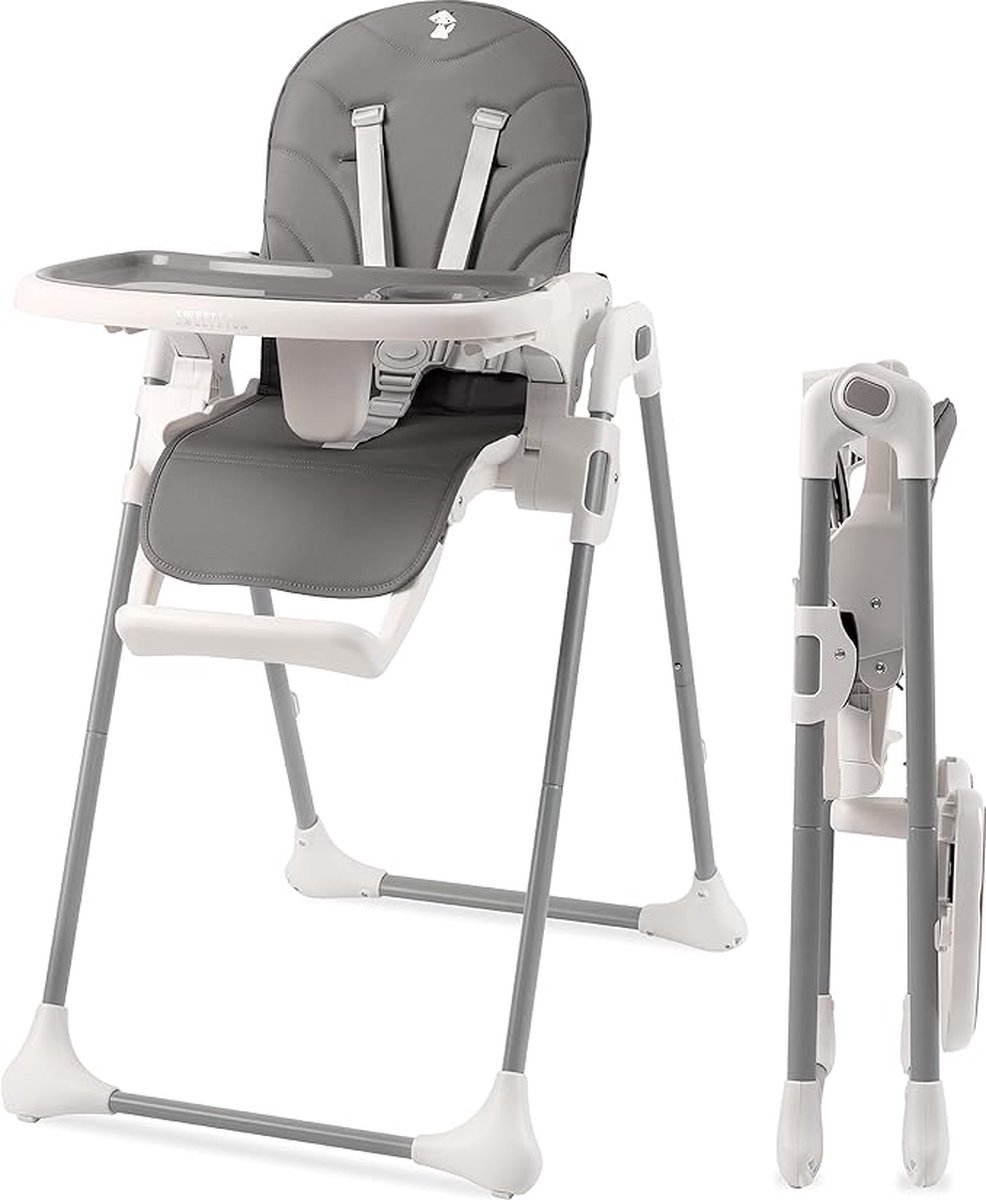 Equivera Babystoel Voor Aan Tafel - Kinderstoel - Babystoel - Baby Eetstoel - Baby Stoeltje Zitten Voor Thuis - Kinderzetel
