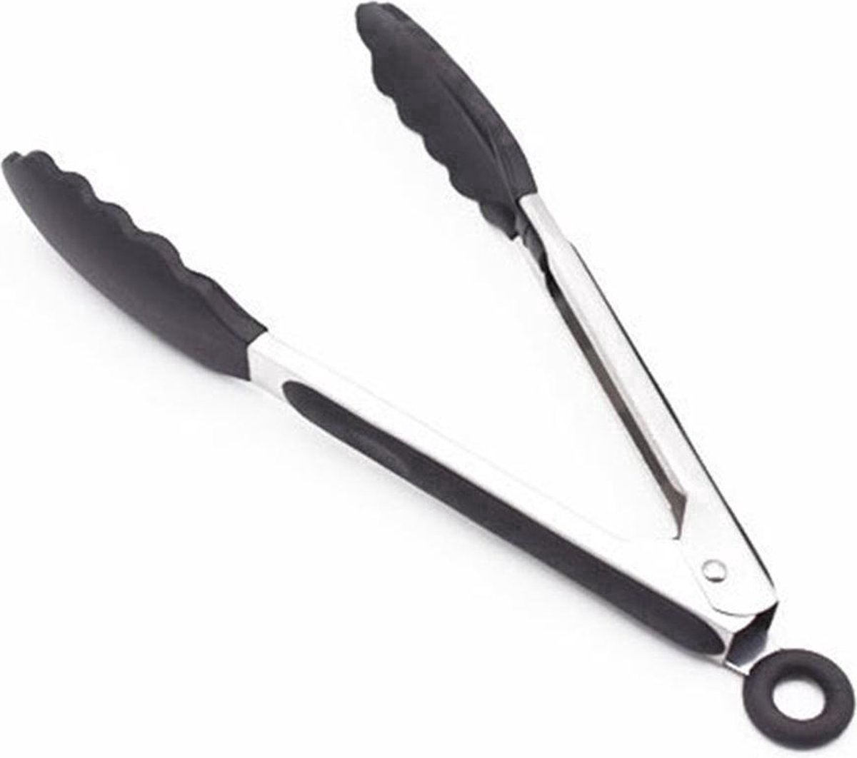 Finnacle Keukentang Serveertang Tang Vleestang BBQ tang Keuken accessoire Zwart RVS Tangen
