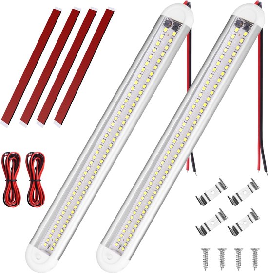 12 V led-auto-binnenverlichting met 4 stuks 48 RGB, 3 m