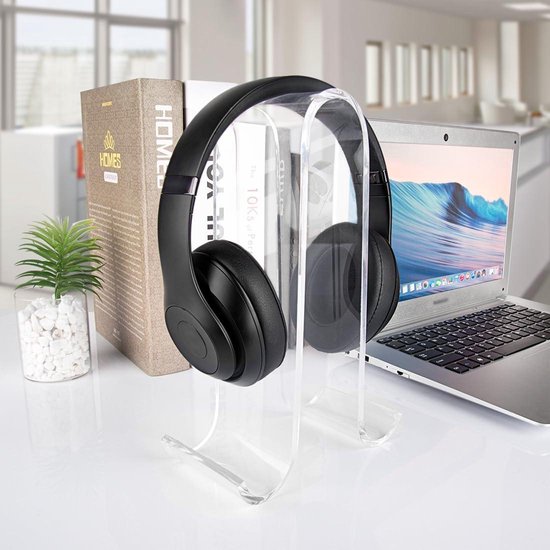 pologmase Game hoofdtelefoonhouder, robuuste, antislip headset standaard, flexibele en herbruikbare bureau game headset houder, multifunctionele pc  game headset accessoires