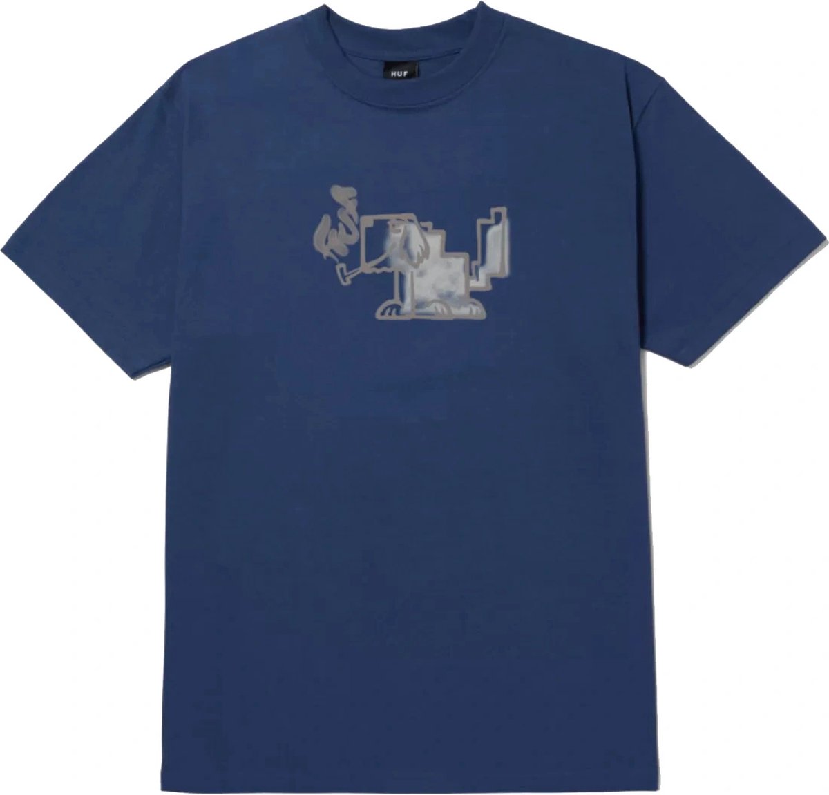 HUF Mod-Dog S/S Tee Casual T-shirt Heren Donkerblauw M