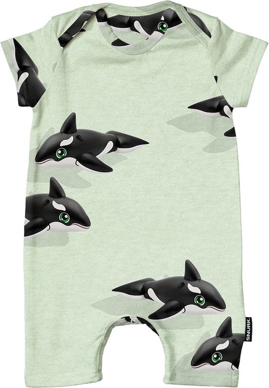 SNURK Combishort Bébé Orca Vert taille 68
