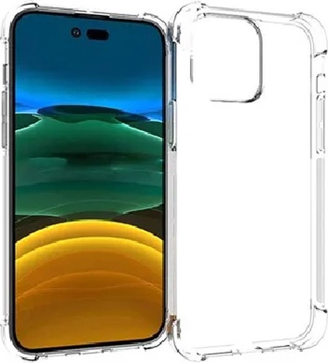 iPhone 14 Pro Max Hoesje Shockproof Transparant