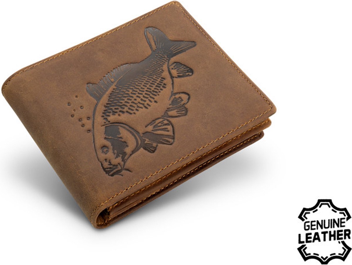 Delphin CARP Classic Leren Portemonnee Beige