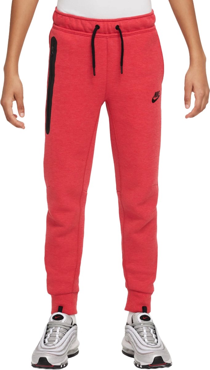 Nike sportswear tech fleece joggingbroek in de kleur . Rood