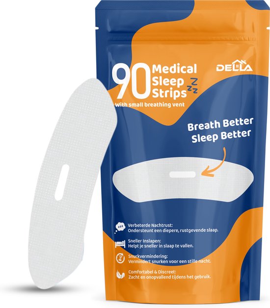 Mond tape - Slaap Strips - Anti Snurk - 90st - Anti snurk producten - mondtape - Mouth tape - Slaaptape - Slaapkwaliteit Verbeteren - Mond tape - Anti snurk tape