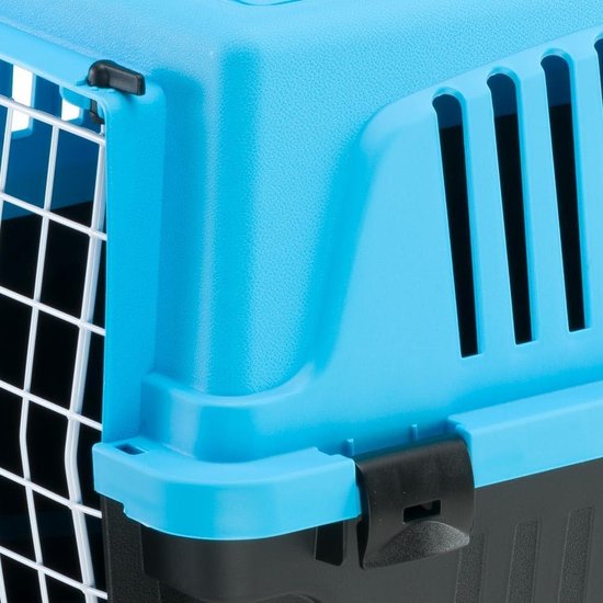 Ferplast Atlas 20 Transportbox für Katzen und Hunde, Oben zu öffnen, violett