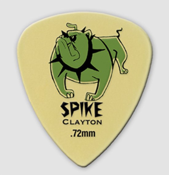 Foto: Clayton spike plectrum ultem 0 72 mm 12 pack