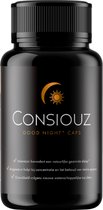 Consiouz Goodnight Caps ® - Slaapsupplement - Beter slapen - Slaap - Supplementen - Magnesium Tauraat - Melatonine - 100% natuurlijk