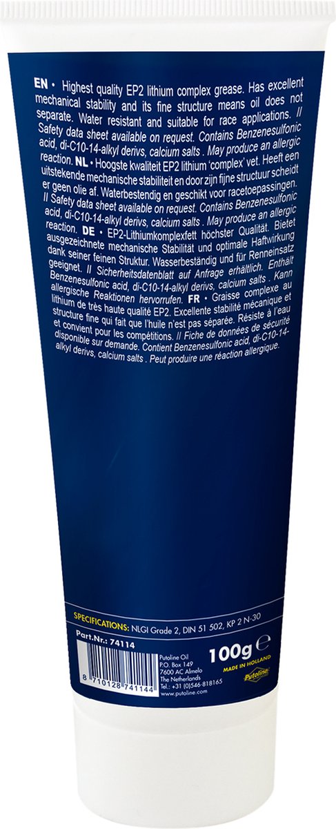 Putoline Racing Grease vet 100gr — afbeelding 2