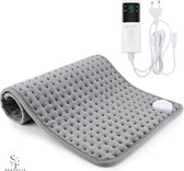 Bol.com Stoelverwarming Thuis - Warmtedeken Stoel - Warmtekussen - 9 Warmtestanden - 4 Timers - BLACK FRIDAY aanbieding