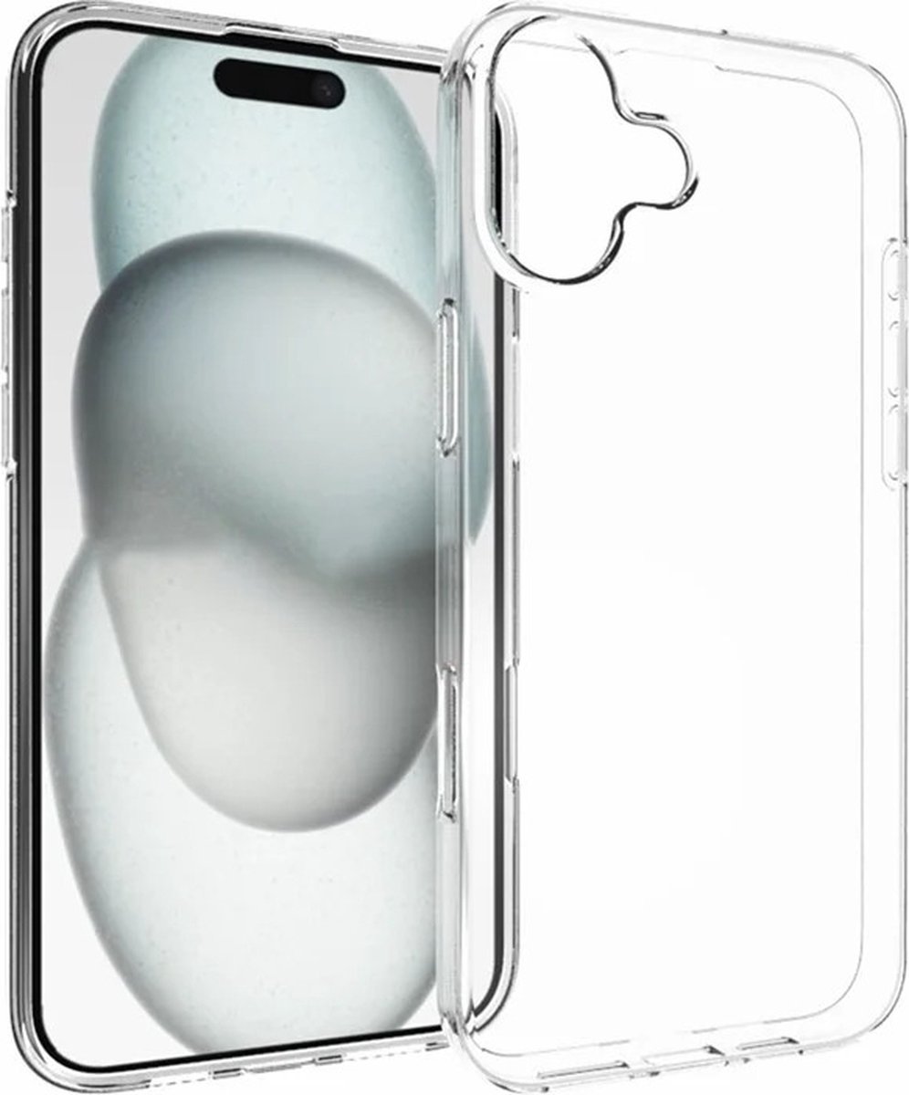 Silicone Hoesje Geschikt voor: iPhone 16 - Soft Silicone - Transparant- ZT Accessoires