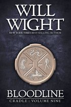 Boekomslag met "WILL WIGHT NEW YORK TIMES BEST-SELLING AUTHOR BLOODLINE CRADLE : VOLUME NINE" en een rond embleem met vier symbolen: tijger, draak, mens, vogel.