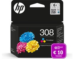 HP 308 originele inktcartridge - Kleur + Instant Ink tegoed