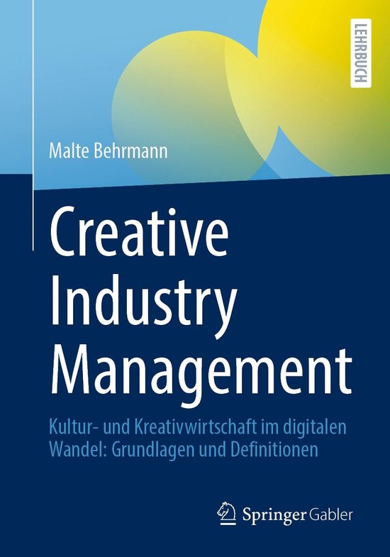 Business and Economics (German Language) - Creative Industry ... - cover