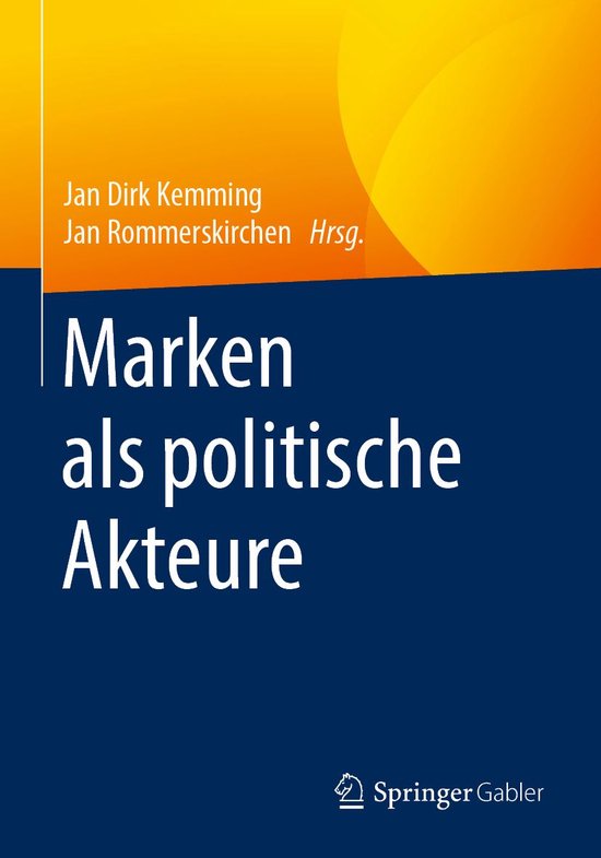 Business and Economics (German Language) - Marken als politi ... - cover
