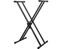 Vonyx KBS03 Keyboardstandaard met dubbel X-frame - Voor keyboards en DJ-controllers