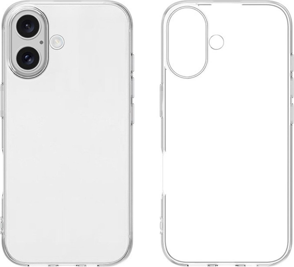 TPU Back Cover Hoesje Apple iPhone 16 Transparant