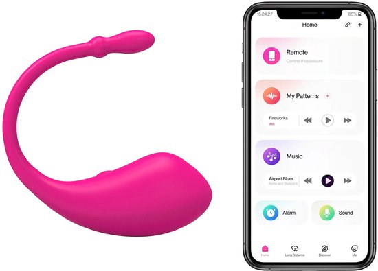 Lovense Lush - Draagbare Vibrator - Vibrerend Ei