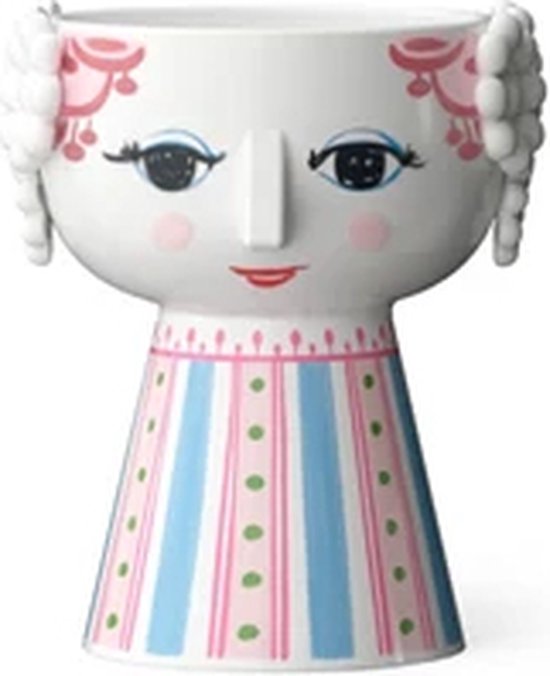 Bjørn Wiinblad Eva kandelaar H9.5cm D8cm roze