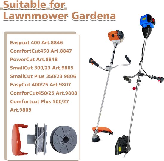 peaceking 6 stuks grastrimmer, spoelen, grastrimmer, spoelen compatibel met Gardena 5307-20 van PEACE — afbeelding 4