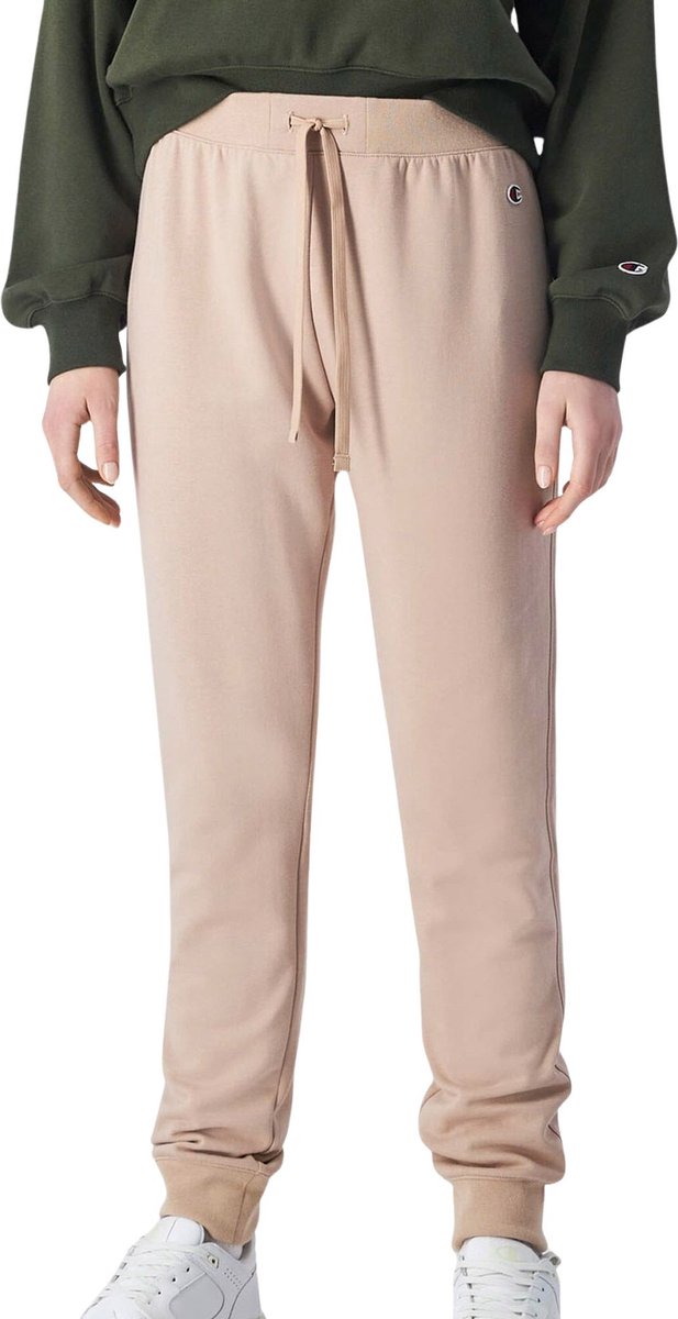 Champion Rib Cuff Slim Fit Joggingbroek Dames Beige