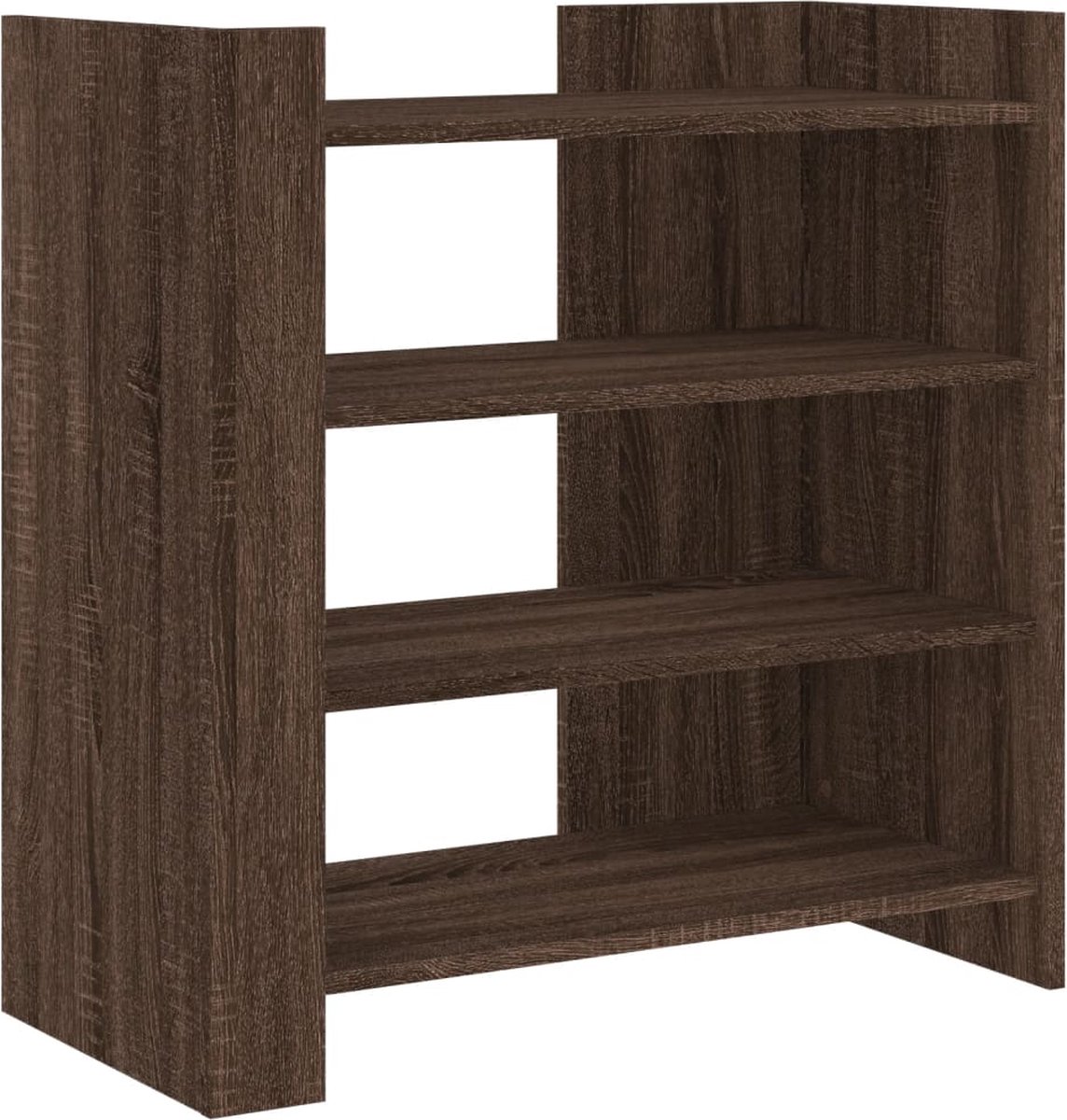 vidaXL Dressoir 45x35x75 cm bewerkt hout zwart, kast, opbergkast, bijzetkast, wandkast, houten kast, opslagkast, kasten, wandkasten, opbergkasten
