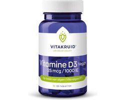 Vitakruid Vitamine D3 25 mcg Vegan 120 tabletten