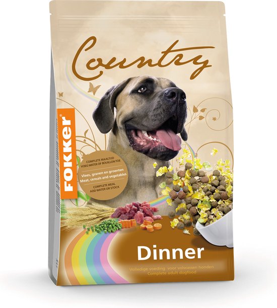 Fokker - Country Dinner Hondenvoer 15 KG