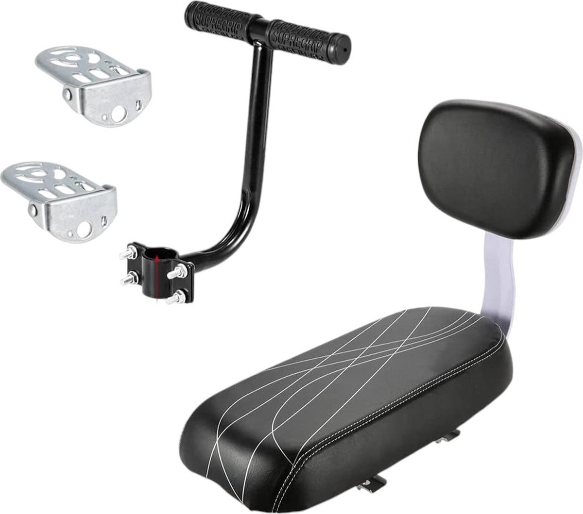 Bagagedrager Kussen – Zwart Fietszitje voor Extra Comfort en Eenvoud
