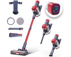 FlinQ Vacuum Cleaner V12 Pro - Steelstofzuiger Draadloos - Stofzuiger zonder Zak - Met Duurzame Accu - Snoerloos en geschikt als Kruimeldief