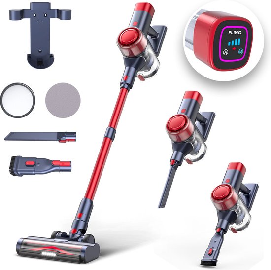 FlinQ Vacuum Cleaner V12 Pro - Steelstofzuiger Draadloos - FlinQ - €149,99