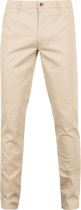Suitable Chino broek Pico Lichtbeige - Maat 56 - Heren - Mannen broeken