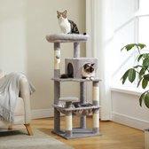Bol.com Mygroot - Krabpaal - Kattenpaal - Kattenpaal Krabpaal - Krabpaal - Kattenpaal voor grote katten - Losstaand - Grijs. aanbieding
