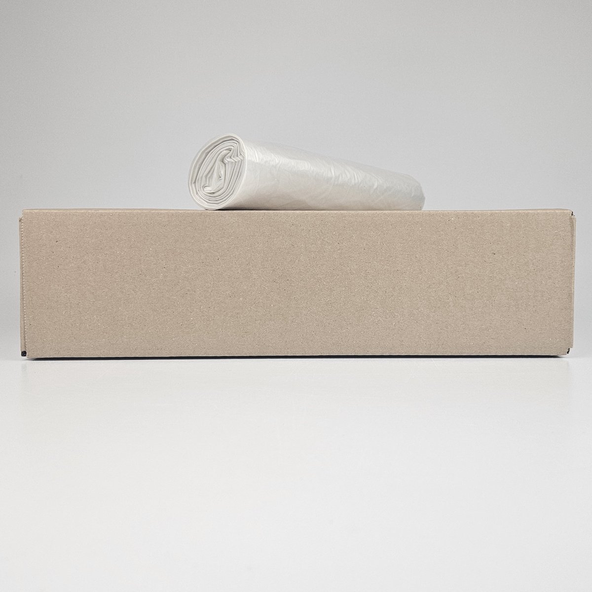 Goedkoopste Transparante Vuilniszakken | 300 Zakken | 120 Liter | Gerecycled LDPE | T25 | 80x100 cm - Doorzichtige Afvalzakken, Bedrijfsafval Zakken, Vuilniszakken Transparant, Afvalzak 120 Liter