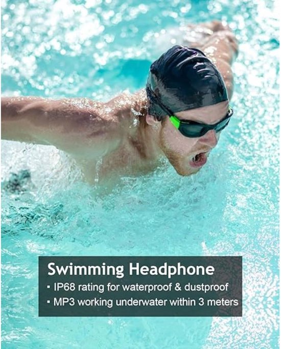 Zwemmen met bone conduction koptelefoon
