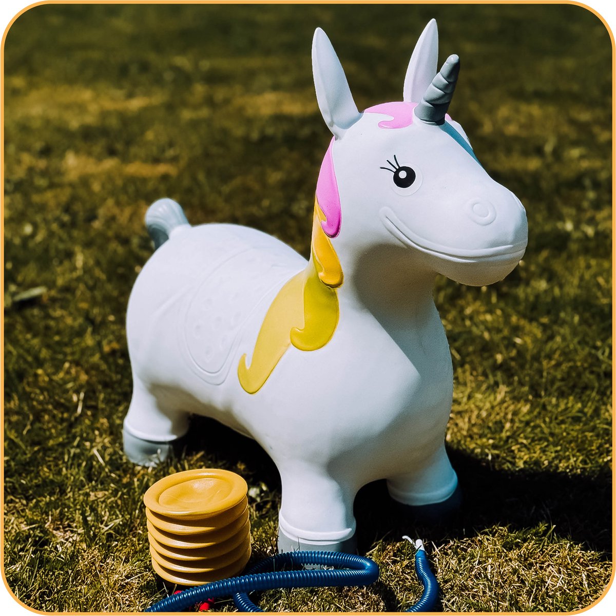 Jobber Toys Skippybal - Skippy Dieren Skippyballen - Unicorn speelgoed — afbeelding 5