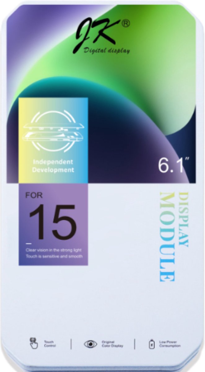 LCD/Scherm - Geschikt voor iphone 15 Plus - JK Incell - Schermreparatie