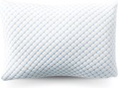 Bol.com Zelesta FlexPillow - Softfiber - Hoofdkussen - Afstelbaar Design - Traagschuim - Vermindert Nekklachten - Geschikt voor ... aanbieding