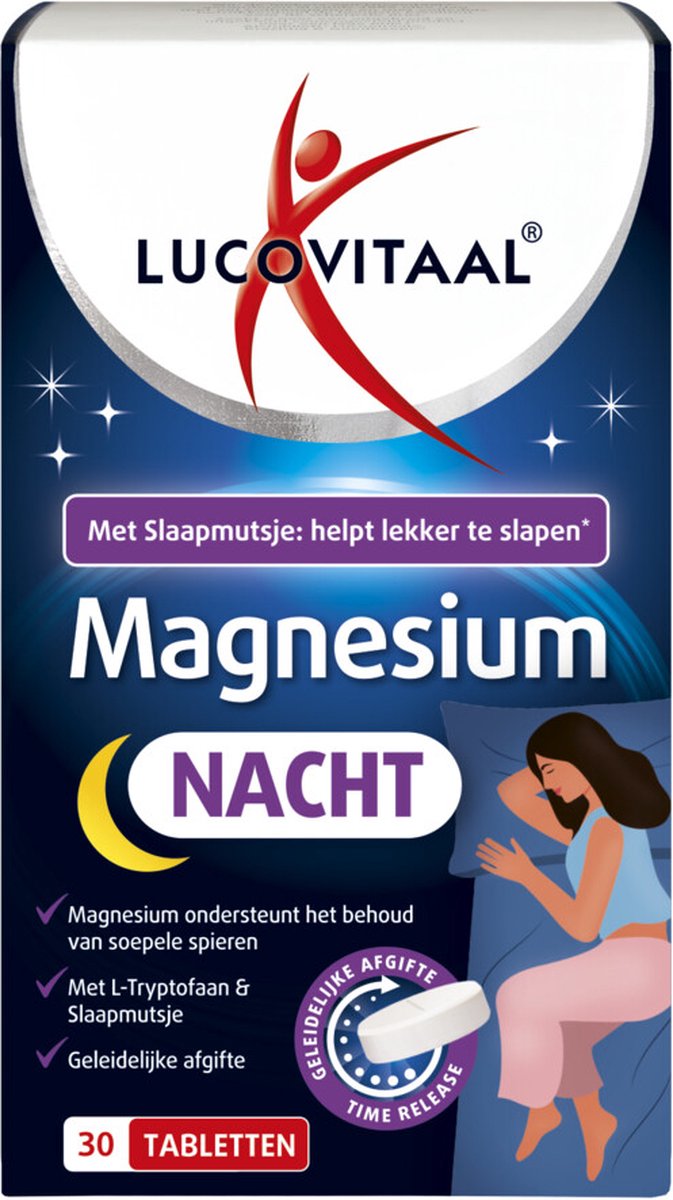 Goedkoopste Lucovitaal Magnesium Nacht 30 tabletten