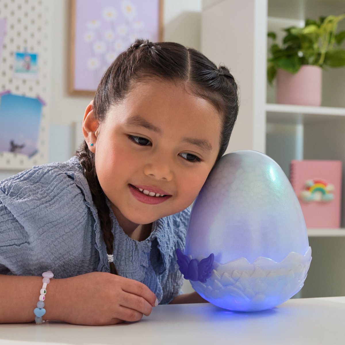 Hatchimals Alive - Mystery Hatch Draggle - Interactief verrassingsspeelgoed in een ei met mist, lichtjes en geluiden — afbeelding 3
