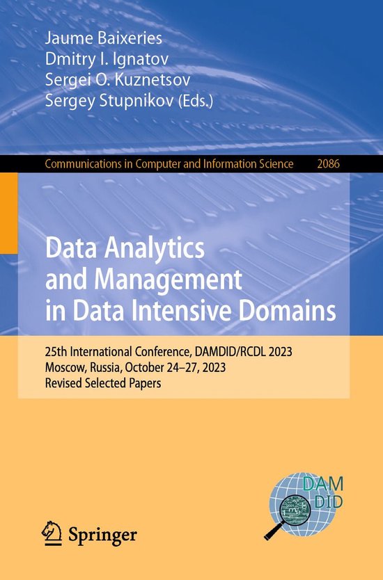 Springer Nature Proceedings Computer Science - Data Analytic ... - cover