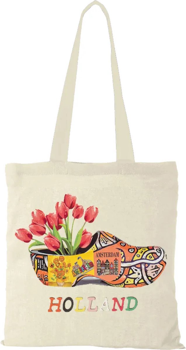 Canvas Tas - klomp holland - katoenen tas - schoudertas dames - tassen dames - schoudertassen