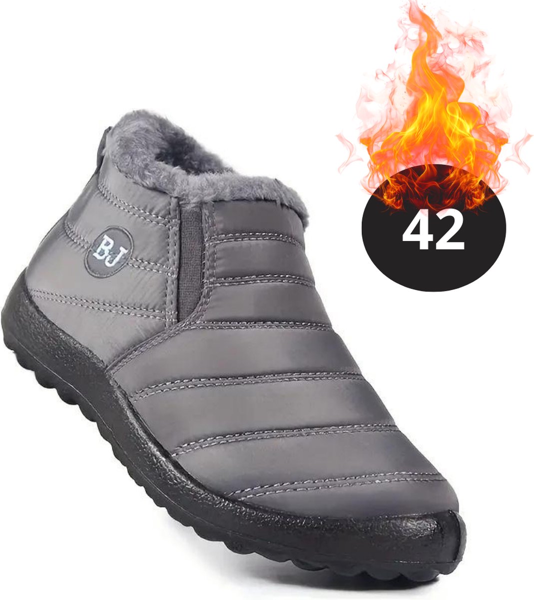 Livano Snowboots Sneeuwschoenen Sneeuwboots Dames Wintersport Ski Skischoenen – 42 Laag Grijs