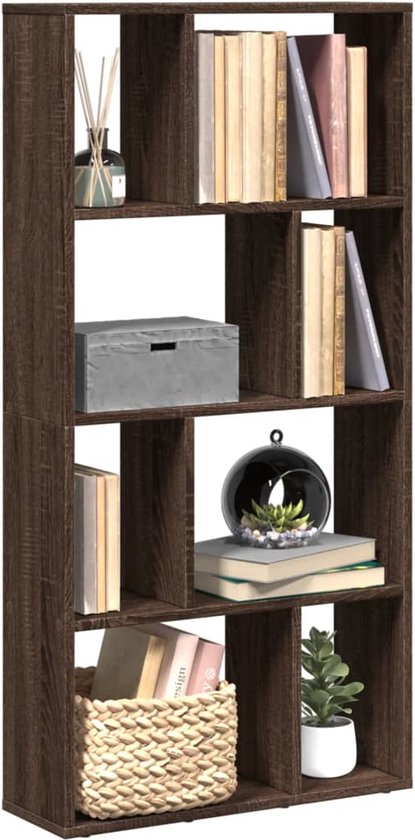 vidaXL Bibliothèque 60x20x120 cm bois traité couleur chêne brun - Bibliothèque - Bibliothèques - Étagère à Boeken - Étagère