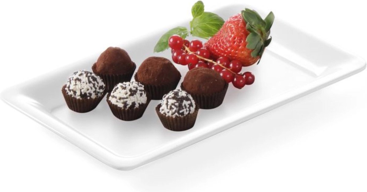 HENDI Gastronorm trays – slanke rand – GN 1/4 – 265x162x20 mm – vaatwasmachinebestendig